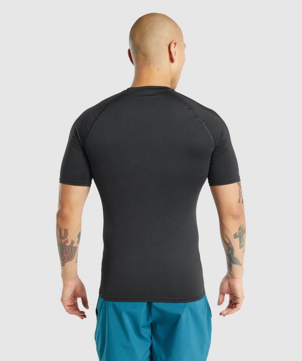 Panske Tricka Gymshark Element Baselayer Čierne | AH7052469